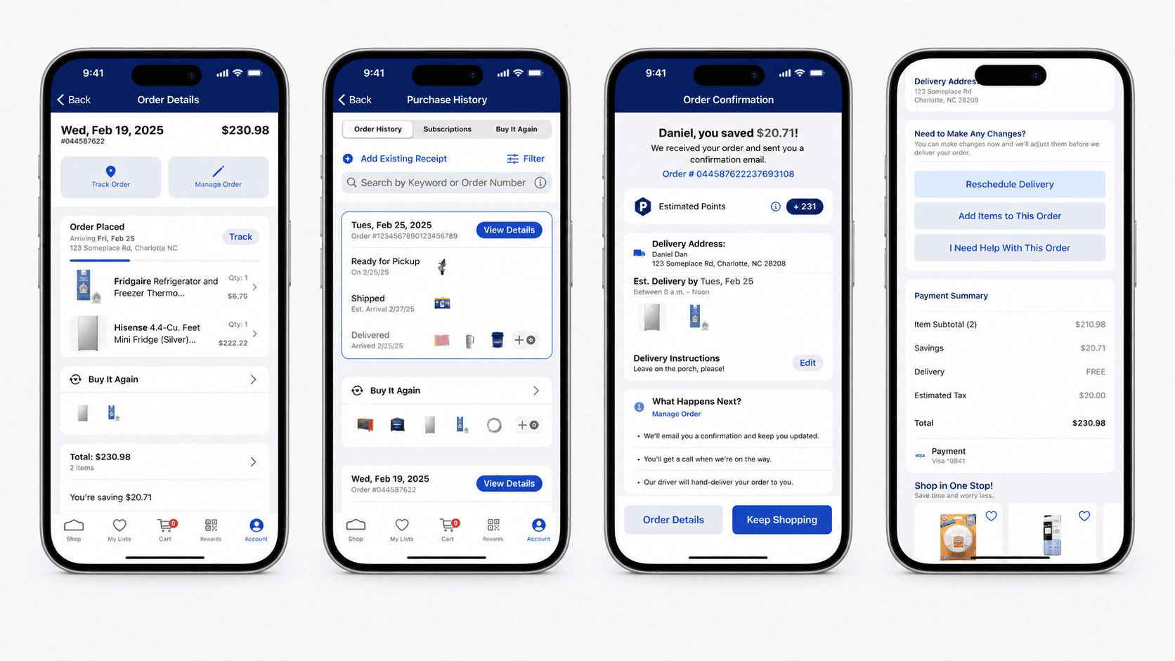 Research-informed redesign of the Lowe's post-purchase experience